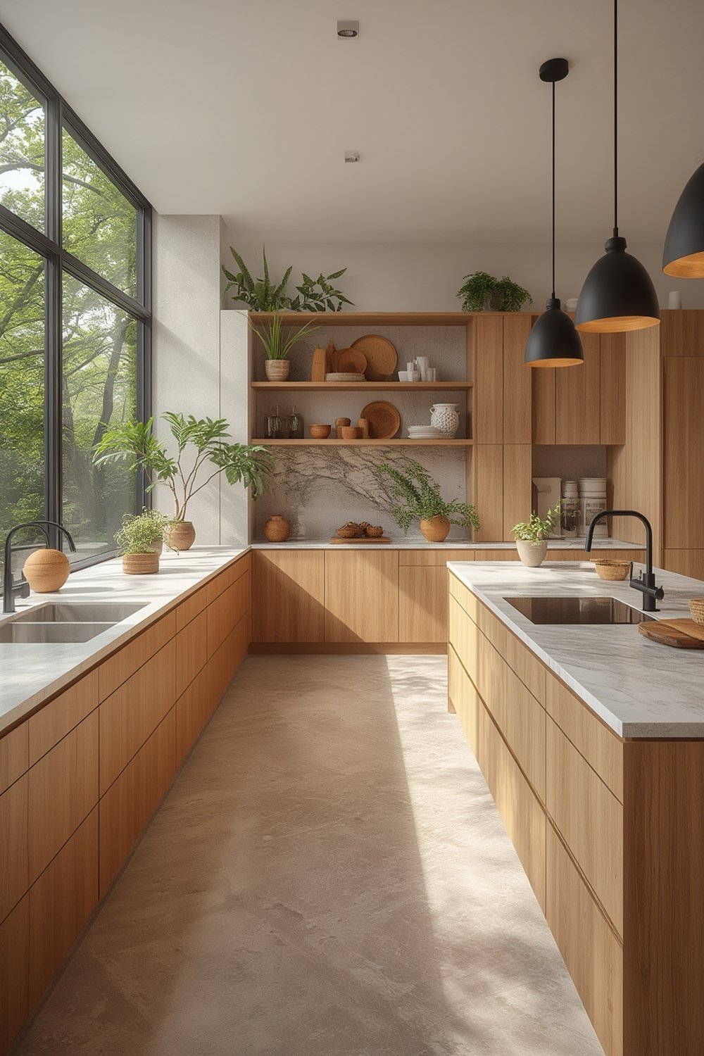 Organic Modern Kitchen Design - Illustration 1
