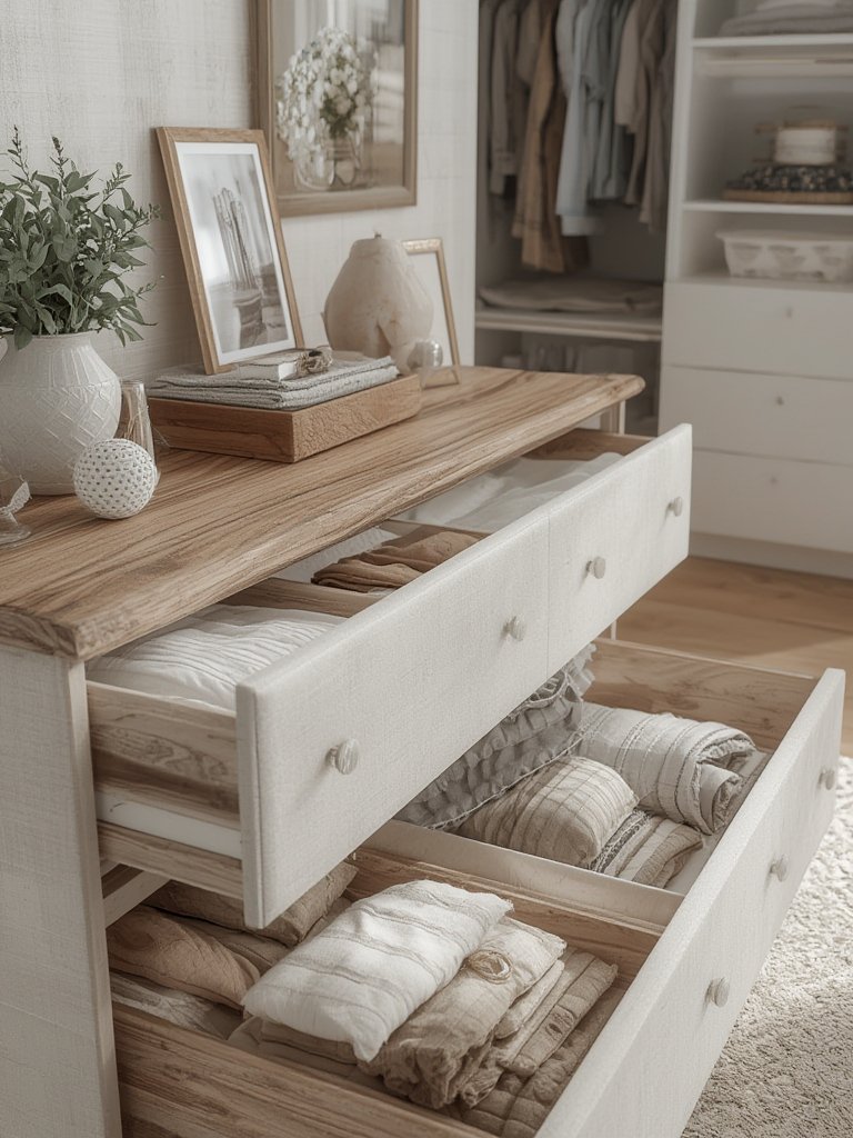 dresser organizer in action