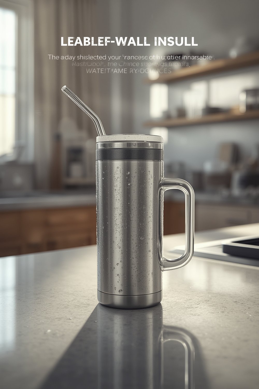 straw tumbler product view