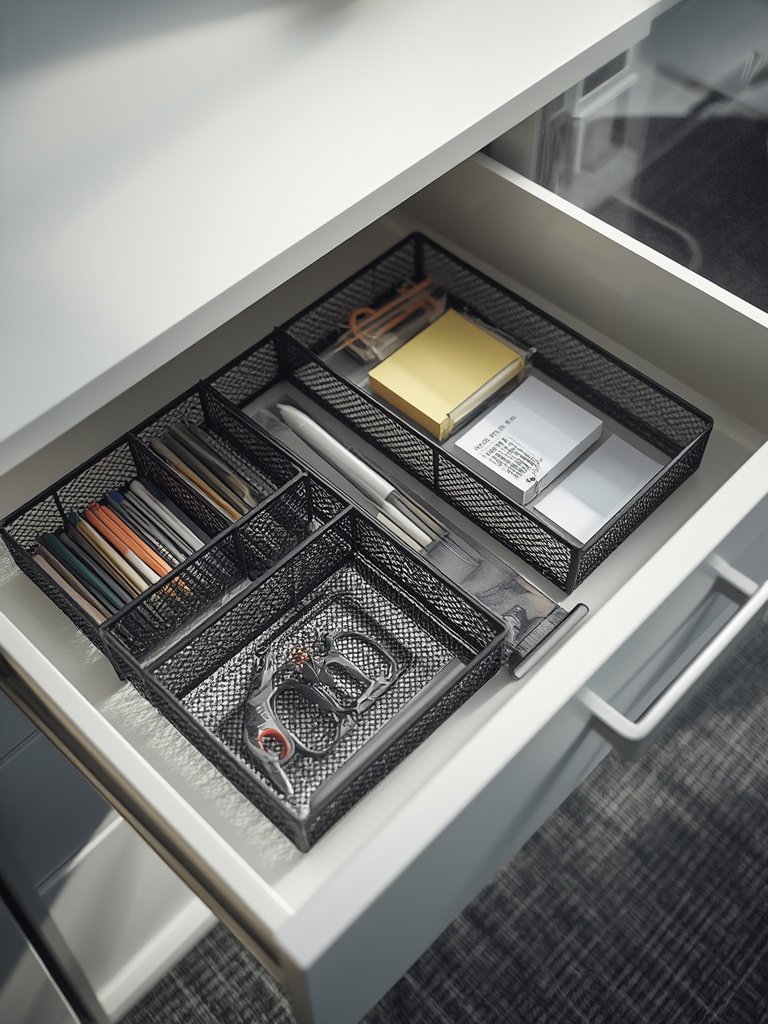 drawer organizer in action