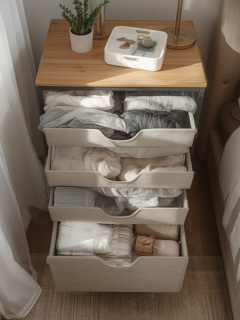 bedroom dresser in action