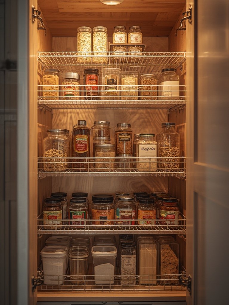 cabinet organizer in action