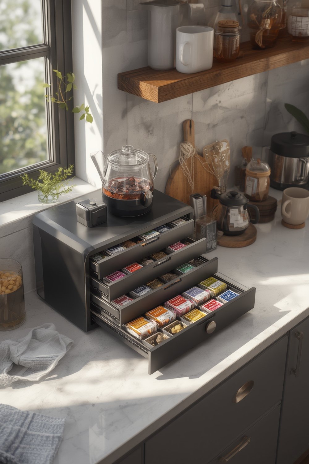 tea organizer product view